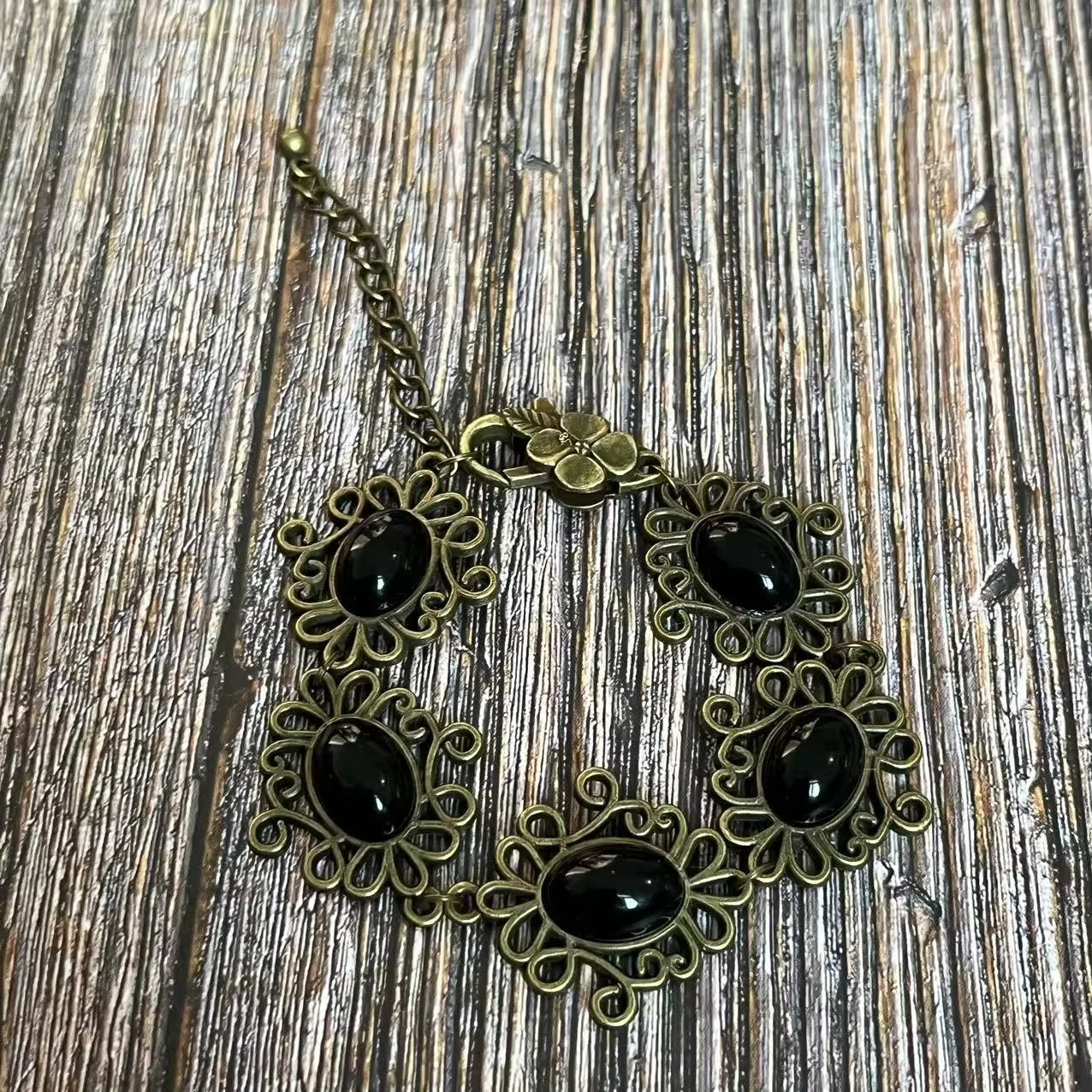 Historical Queen Anne Boleyn Handmade Glaze Necklace Earrings Bracelet Tudor Style Blue Red Necklace Costume Accessories