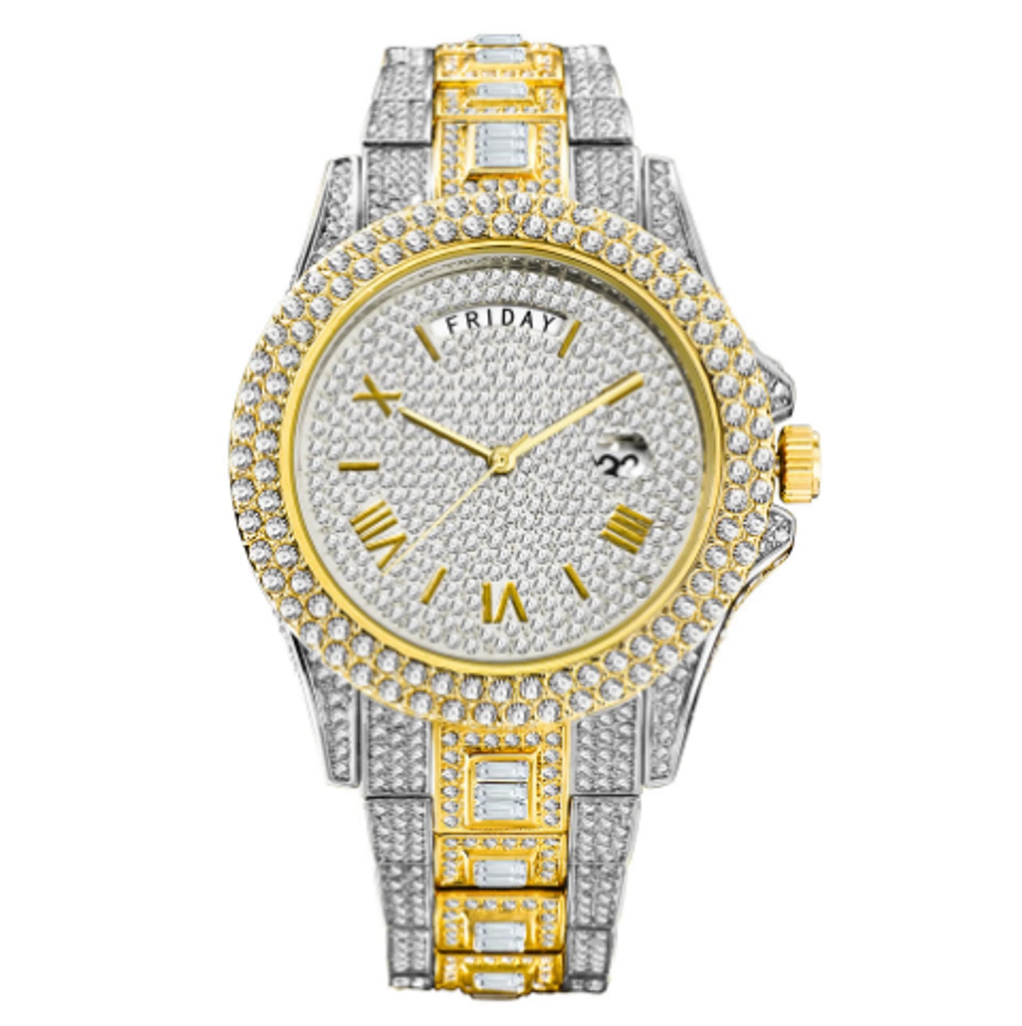 Diamond Quartz Watch