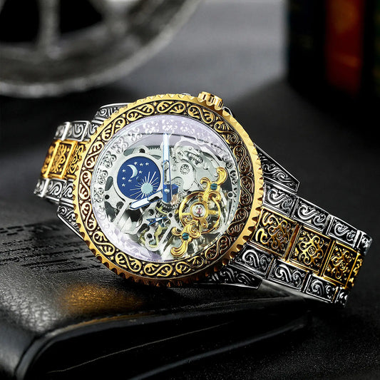 Luxury Moon Phase Mechanical Watch