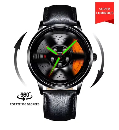 3D  Rotating Rim Watch