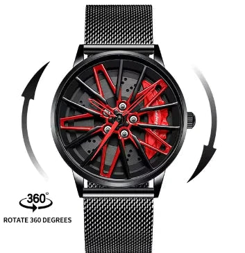 360° Rotating Wheel Watch