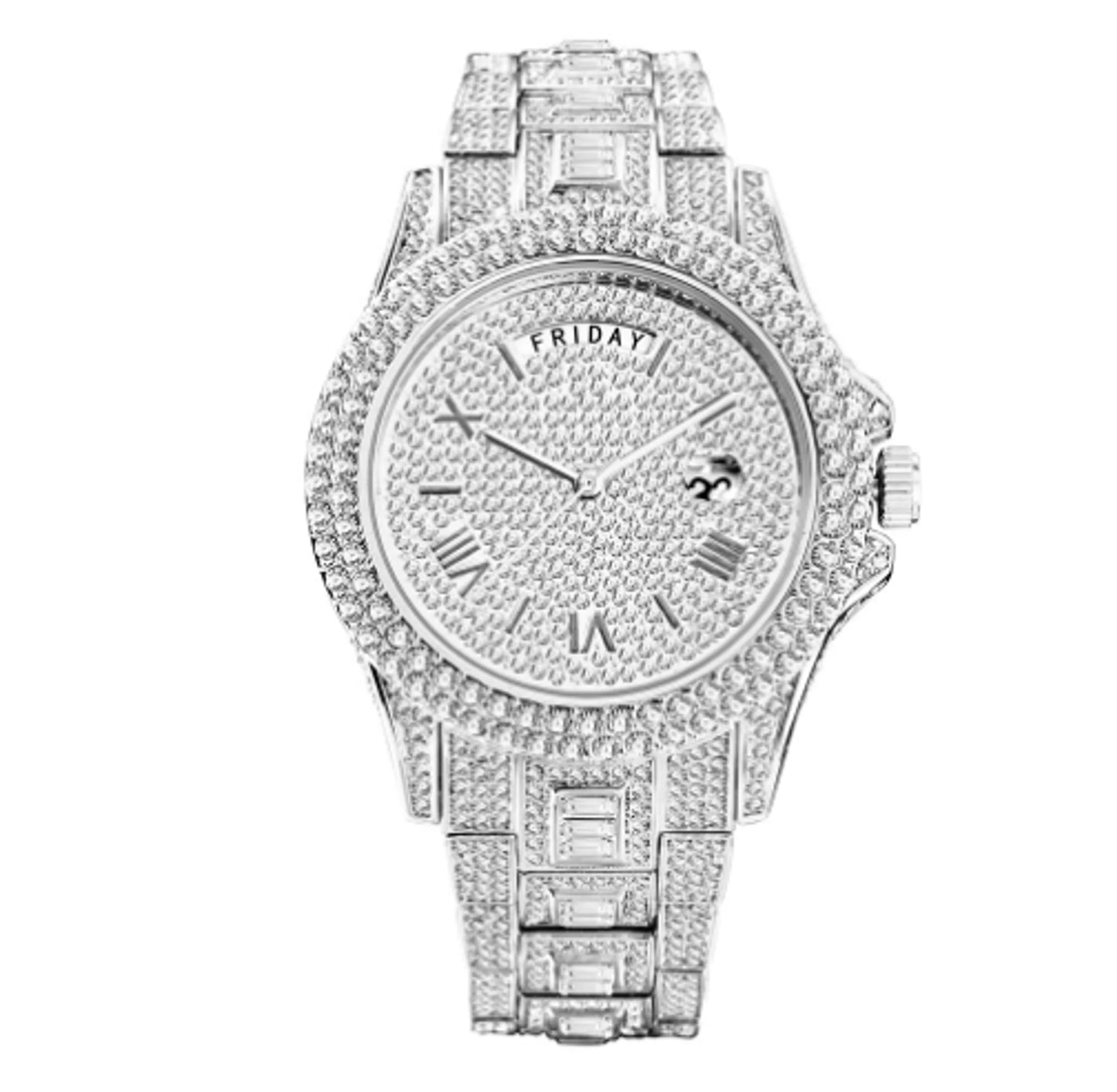 Diamond Quartz Watch